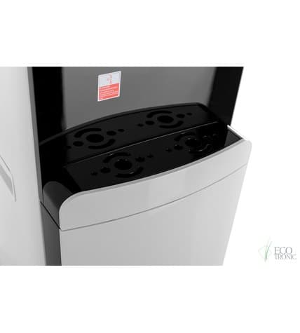 Кулер для воды напольный Ecotronic M50-LXE white+black с нижней загрузкой бутыли цена