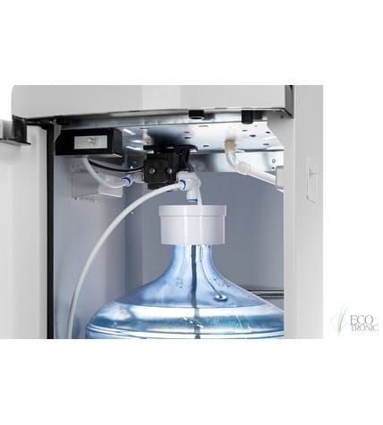 Кулер для воды напольный Ecotronic M50-LXE white+black с нижней загрузкой бутыли