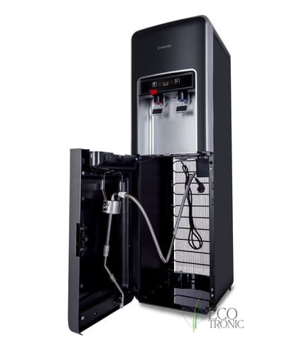Кулер для воды напольный Ecotronic P5-LXPM black с нижней загрузкой бутыли купить в Москве
