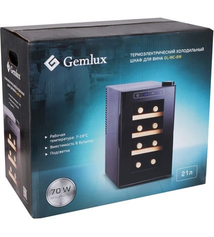 Винный шкаф Gemlux GL-WC-8W