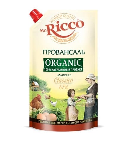 Майонез Mr Ricco Провансаль organic 67%