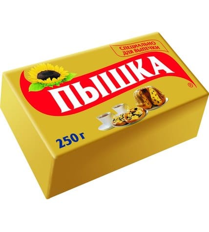 Маргарин Пышка 75% 250 г