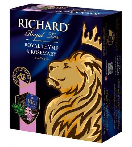 Чай черный Richard Royal Thyme & Rosemary в пакетиках 2 г х 100 шт