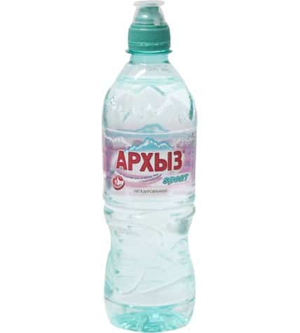 Вода минеральная Архыз негазированная в ПЭТ-бутылке 0,5 л
