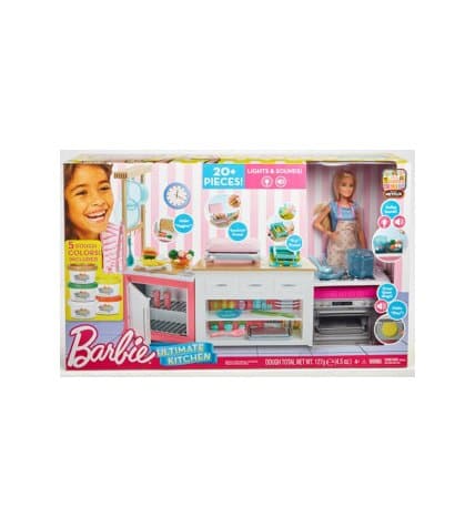Игровой набор Barbie Супер кухня с куклой