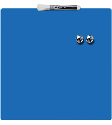 Доска Nobo магнитно-маркерная лаковая синяя 360 х 360 мм