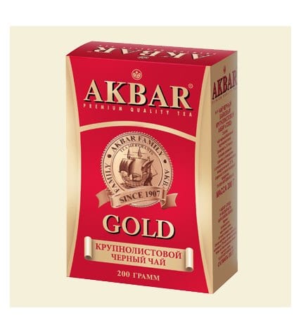 Чай черный Akbar Gold крупнолистовой 200 г