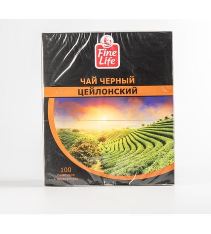 Чай черный Fine Life Цейлонский в пакетиках 1,8 г х 100 шт