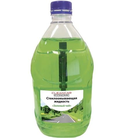 Жидкость для стеклоомывателя Cleancar летняя чай NI 4 л
