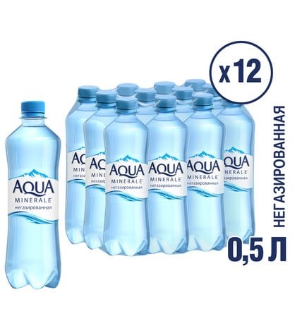 Вода питьевая Aqua Minerale негазированная 0,5 л (12 шт)