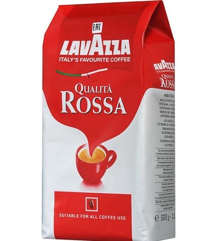 Кофе Lavazza Rossa молотый 2 шт 500 г