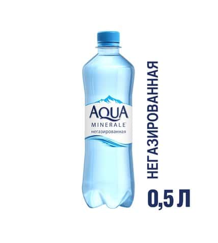 Вода питьевая Aqua Minerale негазированная 0,5 л