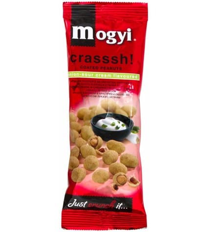Арахис Mogyi жареный crasssh со вкусом сметаны и лука 60 г