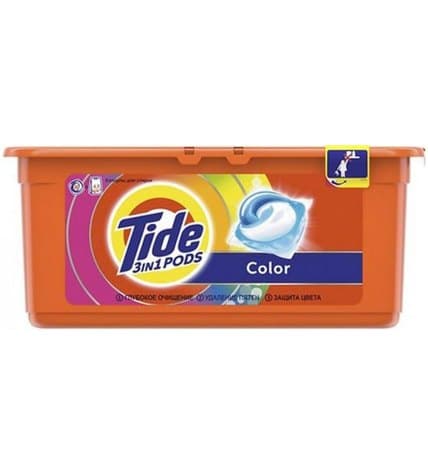 Капсулы для стирки Tide Color для цветного белья 30 шт