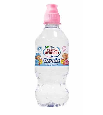 Детская питьевая вода Святой источник Светлячок негазированная с рождения 330 мл