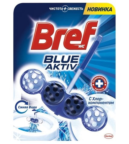 Туалетный блок Bref Color Activ с хлор-компонентом 50 г