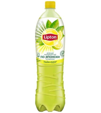 Чай Lipton холодный зеленый По-японски Лайм юдзу 1 л