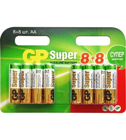 Батарейки GP AA Super Alkaline 16 шт