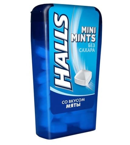Конфеты без сахара Halls Mini Mints со вкусом мяты 12,5 г