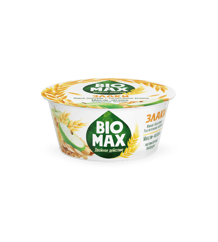 Биопродукт Bio Max кисломолочный мюсли-яблоко 1,9% 130 г
