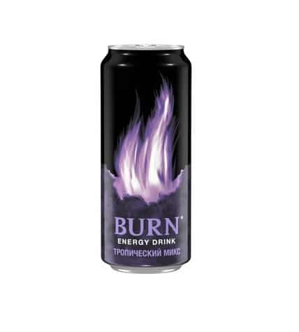 Напиток энергетический Burn тропический микс 500 мл