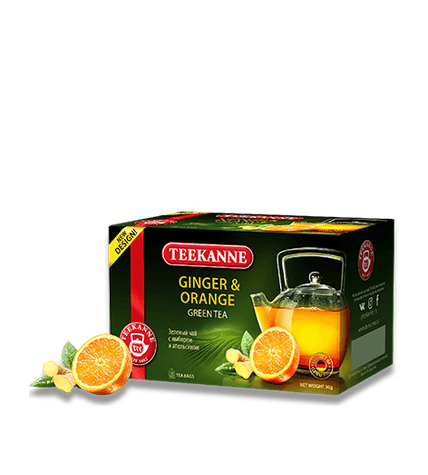 Чай зеленый Teekanne Ginger & Orange в пакетиках 1,75 г 25 шт
