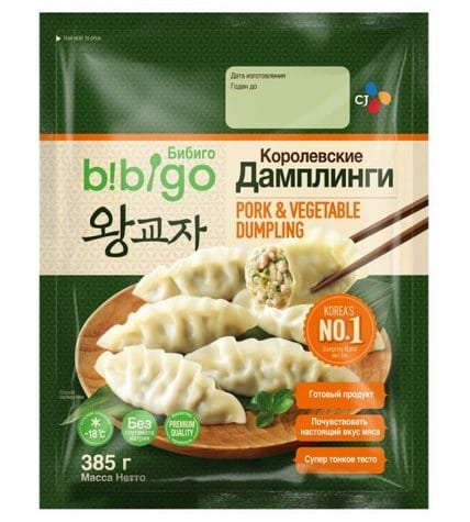 Дамплинги Bibigo Королевские 385 г