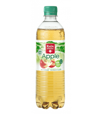 Напиток Rhön Sprudel Apple Plus сокосодержащий безалкогольный газированный с яблочным соком