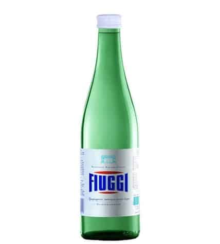 Вода «Fiuggi» (Фьюджи) 0,5 литра в стеклянной бутылке (12 бутылок)
