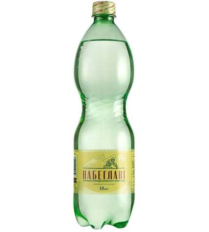 Вода «Набеглави» 1 литр газированная в пластиковой бутылке (6 бутылок)