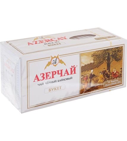 Чай черный Азерчай Букет в пакетиках 2 г 25 шт