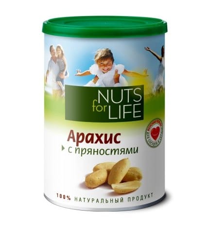 Арахис Nuts for Life с пряностями 200 г