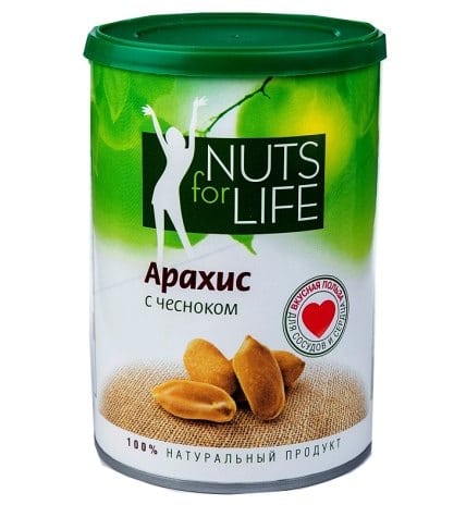 Арахис Nuts for Life с чесноком 200 г