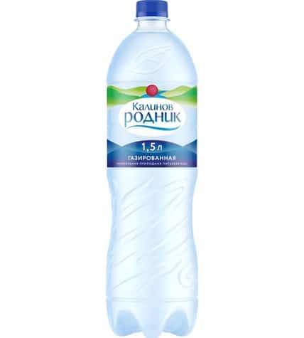 Вода питьевая Калинов Родник артезианская газированная столовая 1,5 л