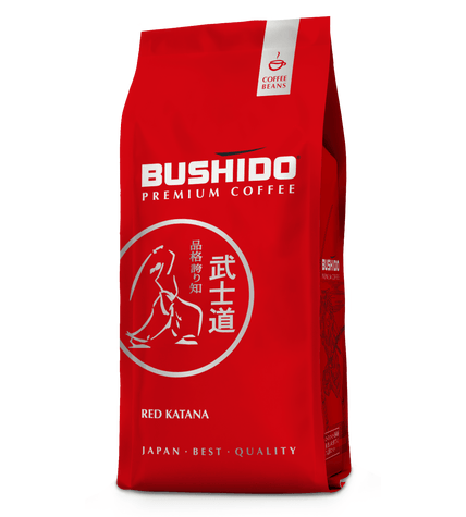 Кофе Bushido Red Katana в зернах 227 г