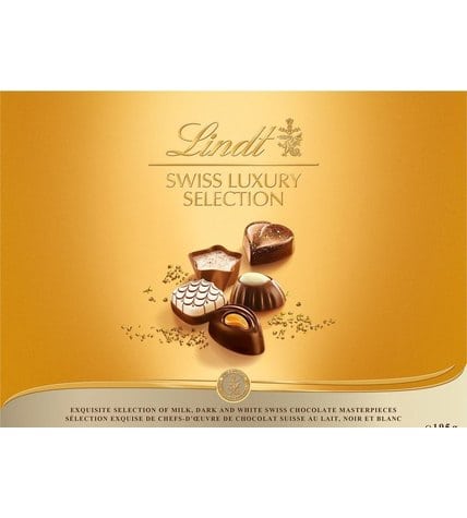 Шоколадные конфеты Lindt Swiss luxury selection 195 г
