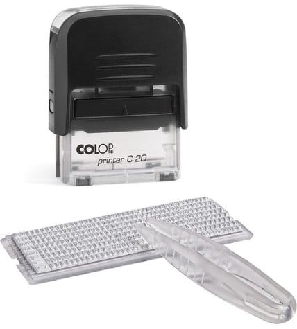 Штамп Colop самонаборный Printer 20-Set 4 строки синий