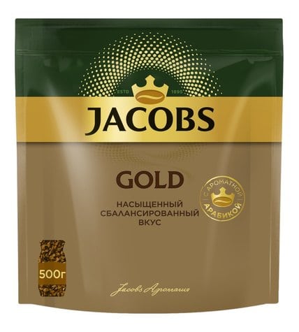 Кофе Jacobs Gold растворимый 500 г