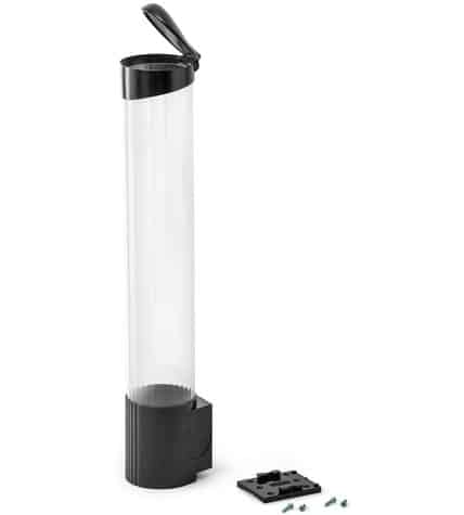 Стаканодержатель VATTEN CD-V70SB 100 стаканов, на саморезах, чёрный купить