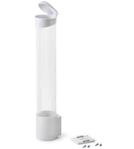 Стаканодержатель VATTEN CD-V70SW 100 стаканов, на саморезах, белый купить