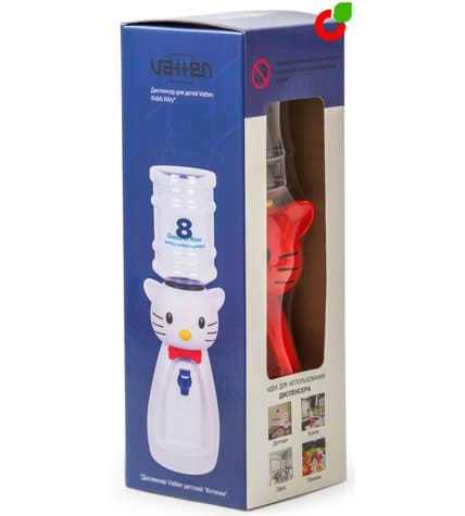 Детский кулер для воды VATTEN kids Kitty Red стоимость