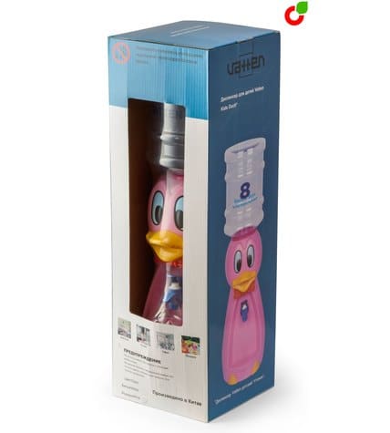 Детский кулер для воды VATTEN kids Duck Pink (Китай) купить