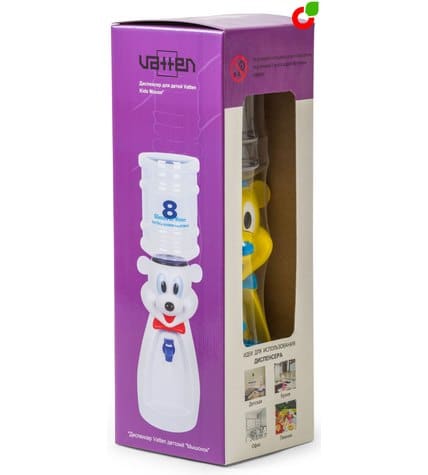 Детский кулер для воды VATTEN kids Mouse Yellow купить