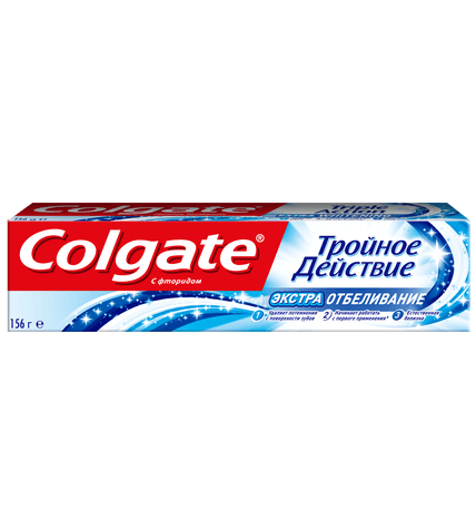 Зубная паста Colgate Тройное действие Экстра отбеливание 100 мл