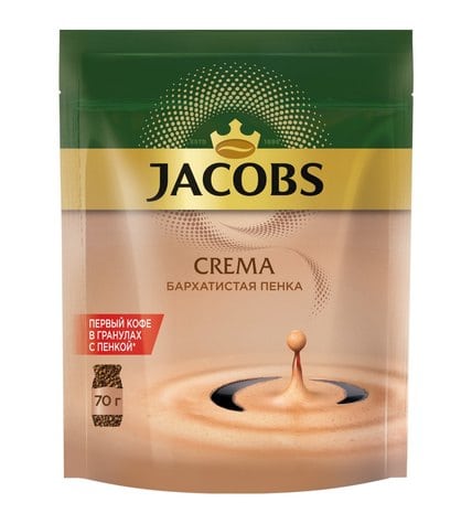 Кофе Jacobs Crema растворимый 70 г