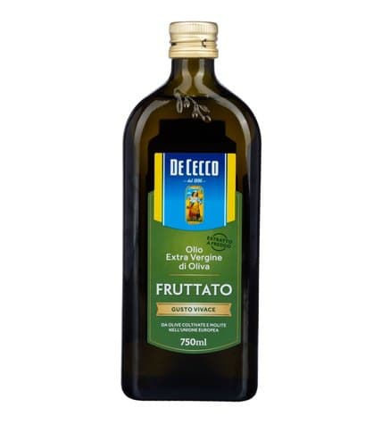 Масло оливковое De Cecco Fruttato нерафинированное высшего качества 750 мл