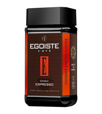 Кофе растворимый Egoiste Double Espresso сублимированный 100 г
