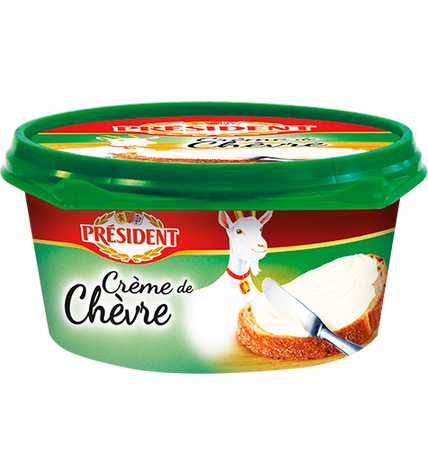 Плавленый сыр President Creme De Chevre 50% 125 г