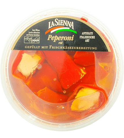 Перец La Sienna красный сладкий фаршированный сыром
