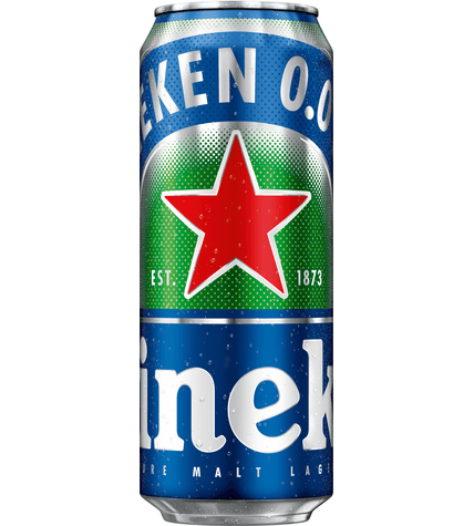 Пиво Heineken безалкогольное жестяная банка
